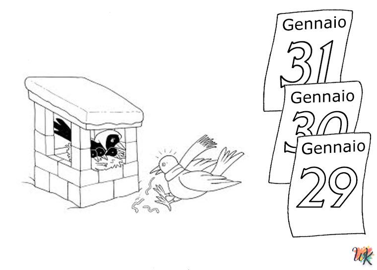 Giorni della Merla 6 Disegni da Colorare Giorni della Merla 4